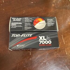 2~Top Flite XL 7000‎ Super Long Golf Balls Box~NIB